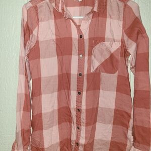 True Craft Coral and Pink Shirt